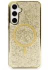 Mey İthalat®  Samsung Galaxy S23 Kılıf Helen Magsafe Kapak - Gold
