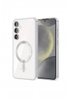 Mey İthalat®  Samsung Galaxy S23 Kılıf Kross Magneticsafe Kapak - Titan Gri