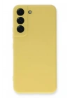 Mey İthalat®  Samsung Galaxy S23 Kılıf Nano içi Kadife Silikon - Sarı