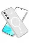 Mey İthalat®  Samsung Galaxy S23 Kılıf Star Magsafe Kapak - Şeffaf