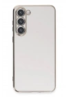 Mey İthalat®  Samsung Galaxy S23 Kılıf Volet Silikon - Beyaz