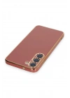 Mey İthalat®  Samsung Galaxy S23 Kılıf Volet Silikon - Kırmızı