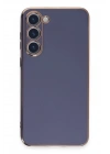 Mey İthalat®  Samsung Galaxy S23 Kılıf Volet Silikon - Mavi