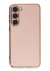 Mey İthalat®  Samsung Galaxy S23 Kılıf Volet Silikon - Pembe