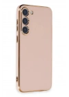 Mey İthalat®  Samsung Galaxy S23 Kılıf Volet Silikon - Pembe