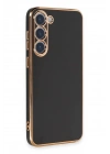 Mey İthalat®  Samsung Galaxy S23 Kılıf Volet Silikon - Siyah