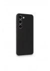 Mey İthalat®  Samsung Galaxy S23 Plus Kılıf First Silikon - Siyah