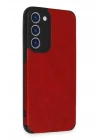 Mey İthalat®  Samsung Galaxy S23 Plus Kılıf Loop Deri Silikon - Kırmızı