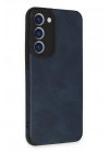 Mey İthalat®  Samsung Galaxy S23 Plus Kılıf Loop Deri Silikon - Lacivert