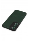 Mey İthalat®  Samsung Galaxy S23 Plus Kılıf Loop Deri Silikon - Yeşil