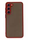 Mey İthalat®  Samsung Galaxy S23 Plus Kılıf Montreal Silikon Kapak - Kırmızı