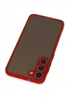 Mey İthalat®  Samsung Galaxy S23 Plus Kılıf Montreal Silikon Kapak - Kırmızı