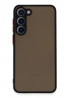 Mey İthalat®  Samsung Galaxy S23 Plus Kılıf Montreal Silikon Kapak - Siyah