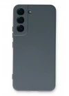 Mey İthalat®  Samsung Galaxy S23 Plus Kılıf Nano içi Kadife Silikon - Gri