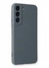 Mey İthalat®  Samsung Galaxy S23 Plus Kılıf Nano içi Kadife Silikon - Gri