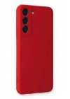 Mey İthalat®  Samsung Galaxy S23 Plus Kılıf Nano içi Kadife Silikon - Kırmızı