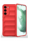 Mey İthalat®  Samsung Galaxy S23 Plus Kılıf Optimum Silikon - Kırmızı