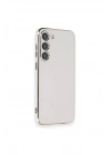 Mey İthalat®  Samsung Galaxy S23 Plus Kılıf Volet Silikon - Beyaz