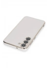 Mey İthalat®  Samsung Galaxy S23 Plus Kılıf Volet Silikon - Beyaz