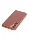 Mey İthalat®  Samsung Galaxy S23 Plus Kılıf Volet Silikon - Kırmızı