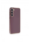 Mey İthalat®  Samsung Galaxy S23 Plus Kılıf Volet Silikon - Mor