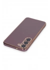 Mey İthalat®  Samsung Galaxy S23 Plus Kılıf Volet Silikon - Mor