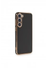 Mey İthalat®  Samsung Galaxy S23 Plus Kılıf Volet Silikon - Siyah