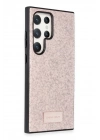 Mey İthalat®  Samsung Galaxy S23 Ultra Bright Simli Kapak - Pembe
