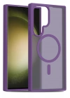 Mey İthalat®  Samsung Galaxy S23 Ultra Jota Magsafe Kapak - Derin Mor