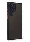 Mey İthalat®  Samsung Galaxy S23 Ultra Kılıf Montreal Silikon Kapak - Siyah