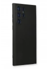 Mey İthalat®  Samsung Galaxy S23 Ultra Kılıf Nano içi Kadife Silikon - Siyah