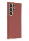 Mey İthalat®  Samsung Galaxy S23 Ultra Kılıf Volet Silikon - Kırmızı