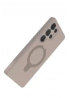 Mey İthalat®  Samsung Galaxy S23 Ultra Regal Magsafe Standlı Kapak - Çöl Titanyum