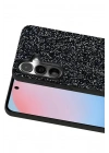 Mey İthalat®  Samsung Galaxy S24 Bright Simli Kapak - Siyah