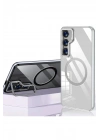 Mey İthalat®  Samsung Galaxy S24 Crystal Magsafe Kapak - Şeffaf