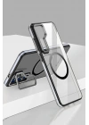 Mey İthalat®  Samsung Galaxy S24 Crystal Magsafe Kapak - Siyah