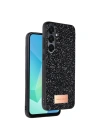 Mey İthalat®  Samsung Galaxy S24 FE Bright Simli Kapak - Siyah