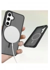 Mey İthalat®  Samsung Galaxy S24 FE Jota Magsafe Kapak - Koyu Yeşil