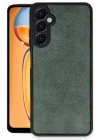 Mey İthalat®  Samsung Galaxy S24 FE Kılıf Aras Deri Kapak - Koyu Yeşil