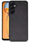 Mey İthalat®  Samsung Galaxy S24 FE Kılıf Aras Deri Kapak - Siyah