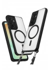 Mey İthalat®  Samsung Galaxy S24 FE Kılıf Enka Magsafe Silikon Kılıf - Siyah