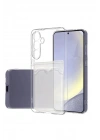 Mey İthalat®  Samsung Galaxy S24 FE Kılıf Kart Şeffaf Silikon - Şeffaf