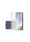 Mey İthalat®  Samsung Galaxy S24 FE Kılıf Kart Şeffaf Silikon - Şeffaf