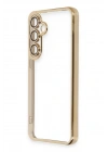 Mey İthalat®  Samsung Galaxy S24 FE Kılıf  Lensli Silikon - Gold