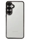 Mey İthalat®  Samsung Galaxy S24 FE Kılıf  Lensli Silikon - Siyah