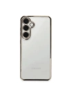 Mey İthalat®  Samsung Galaxy S24 FE Kılıf  Lensli Silikon - Titanyum Gri