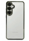 Mey İthalat®  Samsung Galaxy S24 FE Kılıf  Lensli Silikon - Yeşil