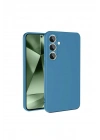 Mey İthalat®  Samsung Galaxy S24 FE Kılıf Nano içi Kadife Silikon - Mavi
