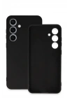 Mey İthalat®  Samsung Galaxy S24 FE Kılıf Nano içi Kadife Silikon - Siyah