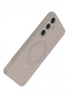 Mey İthalat®  Samsung Galaxy S24 FE Regal Magsafe Standlı Kapak - Çöl Titanyum